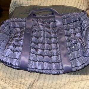 Iris & Rainbow Puff Duffle Bag